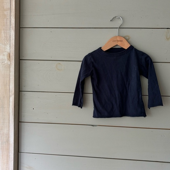 MINI MIOCHE - navy long sleeve t-shirt - Picture 1 of 2